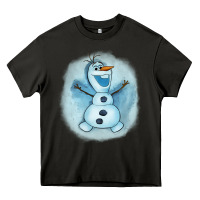Asphalt olaf snowman Heavy Core Tee - AdoDesignShop