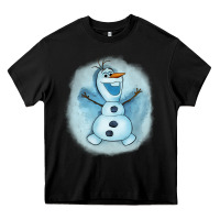 Black olaf snowman Heavy Core Tee - AdoDesignShop