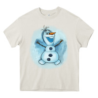 Cream olaf snowman Heavy Core Tee - AdoDesignShop