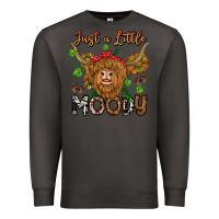 Smoke Just a Little Moody Premium Sweatshirt - CowhideDigitalArt