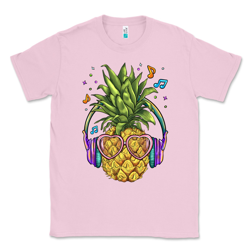 Pineapple With Headphone Classic Tee by BarkalooDesign | Teevron