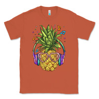 Copper pineapple with headphone Classic Tee - BarkalooDesign