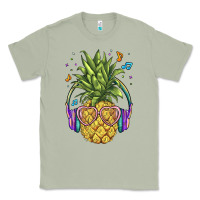 Matcha pineapple with headphone Classic Tee - BarkalooDesign