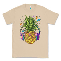 Mushroom pineapple with headphone Classic Tee - BarkalooDesign