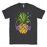 Smoke pineapple with headphone Classic Tee - BarkalooDesign