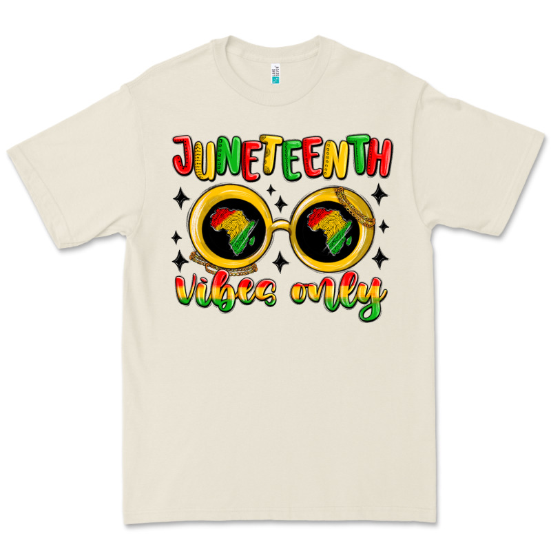 Juneteenth Vibes Only Premium Tee by MaliasSmallBusiness | Teevron