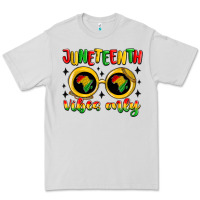 Dove Grey juneteenth vibes only Premium Tee - MaliasSmallBusiness