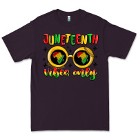 Plum juneteenth vibes only Premium Tee - MaliasSmallBusiness