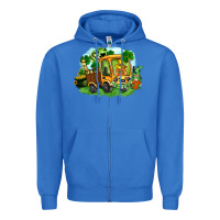 True Royal truck saint patricks day Zipper Hoodie - FaDigitalArtStudio