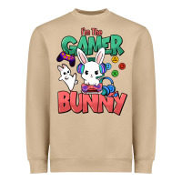 Mushroom I'm the game Bunny Easter day Heavyweight Sweatshirt - HowdyJamesFarm