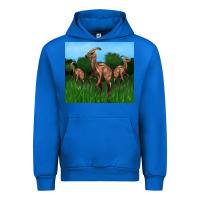 Cobalt parasaurolophus Urban Hoodie - Artiststas