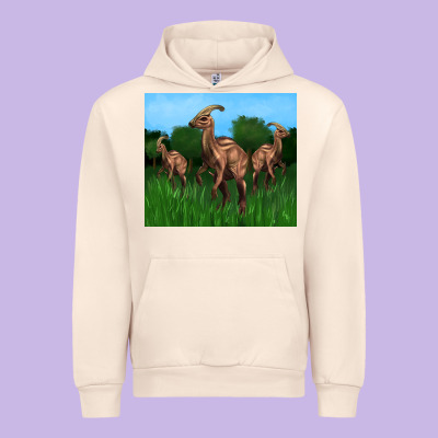 Parasaurolophus Urban Hoodie Designed By Artiststas
