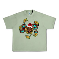 Oil Green joy Sunflower Urban Heavy Tee - JahusDesignShop