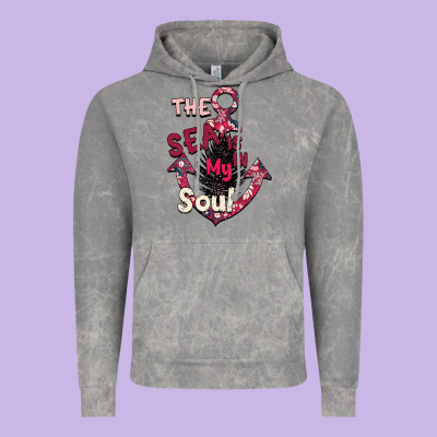 Summer Decor The Sea Is In My Soul Vintage Hoodie Designed By Bettercallsaul