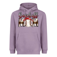Lavender Baseball Mom Heavyweight Hoodie - CowhideDigitalArt