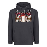 Smoke Baseball Mom Heavyweight Hoodie - CowhideDigitalArt