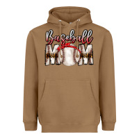 Toasted Coconut Baseball Mom Heavyweight Hoodie - CowhideDigitalArt