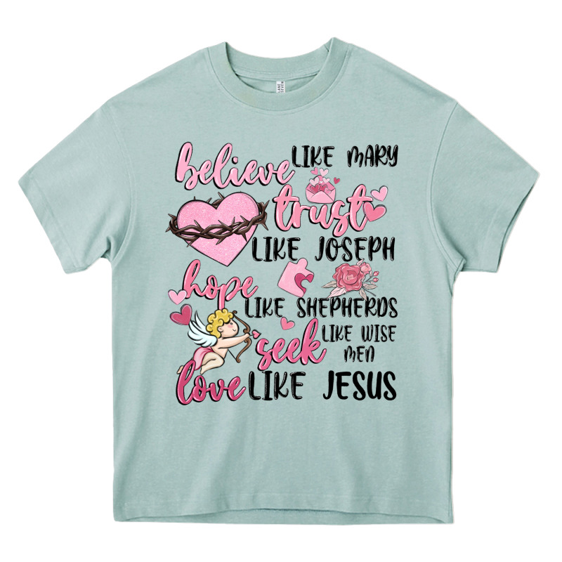 Christian Valentines Heavy Core Tee by MaliasSmallBusiness | Teevron