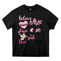Black christian valentines Heavy Core Tee - MaliasSmallBusiness