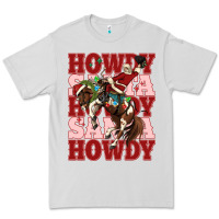 Howdy Santa Cowboy Christmas Premium Tee | Teevron