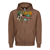 Chestnut Show mom cow Mother's Day Zipper Hoodie - FaDigitalArtStudio
