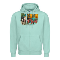 Seafoam Show mom cow Mother's Day Zipper Hoodie - FaDigitalArtStudio