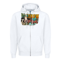 White Show mom cow Mother's Day Zipper Hoodie - FaDigitalArtStudio