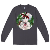 Smoke Bull Terrier And Farm Long Sleeve Tee - RanaPortraitStore