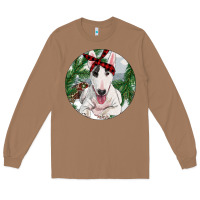 Toasted Coconut Bull Terrier And Farm Long Sleeve Tee - RanaPortraitStore