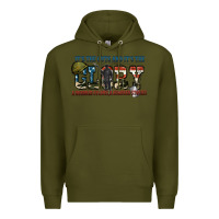 Army Green It's the guts and it's the glory a hundred stripes Premium Hoodie - FaDigitalArtStudio