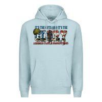 Blue Mist It's the guts and it's the glory a hundred stripes Premium Hoodie - FaDigitalArtStudio