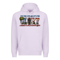 Lilac It's the guts and it's the glory a hundred stripes Premium Hoodie - FaDigitalArtStudio
