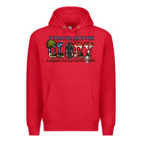 Red It's the guts and it's the glory a hundred stripes Premium Hoodie - FaDigitalArtStudio