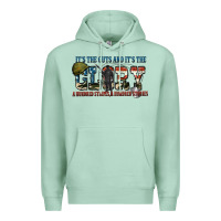 Seafoam It's the guts and it's the glory a hundred stripes Premium Hoodie - FaDigitalArtStudio