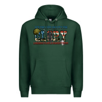 Sports Green It's the guts and it's the glory a hundred stripes Premium Hoodie - FaDigitalArtStudio
