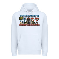 White It's the guts and it's the glory a hundred stripes Premium Hoodie - FaDigitalArtStudio