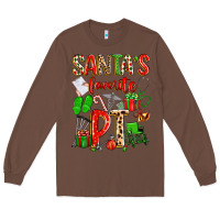 Chestnut santa's favorite pt Long Sleeve Tee - texasbilliewilder