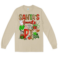 Mushroom santa's favorite pt Long Sleeve Tee - texasbilliewilder