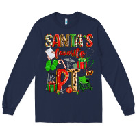 Navy santa's favorite pt Long Sleeve Tee - texasbilliewilder