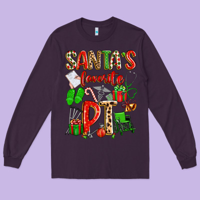 Santa's Favorite Pt Long Sleeve Tee Designed By Texasbilliewilder