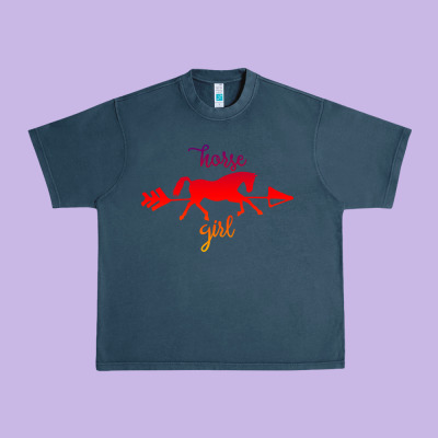 Horse Girl Urban Heavy Tee Designed By Bettercallsaul