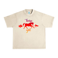 Sandshell Horse Girl Urban Heavy Tee - Bettercallsaul