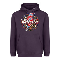 Plum Western Merica Patriotic 4th of July Heavyweight Hoodie - LillyAllenDesigns