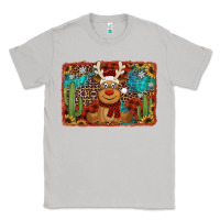 Moon Dust western christmas reindeer with background Classic Tee - Jasminsmagicworld