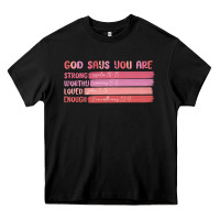 Black god says you are Heavy Core Tee - MaliasSmallBusiness