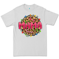 Dove Grey mama christmas lights Premium Tee - MaliasSmallBusiness