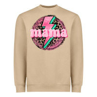 Mama Leopard Background Mother's Day Heavyweight Sweatshirt | Teevron