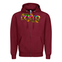 Burgundy western lgbtq Zipper Hoodie - BundleAndBundleShop
