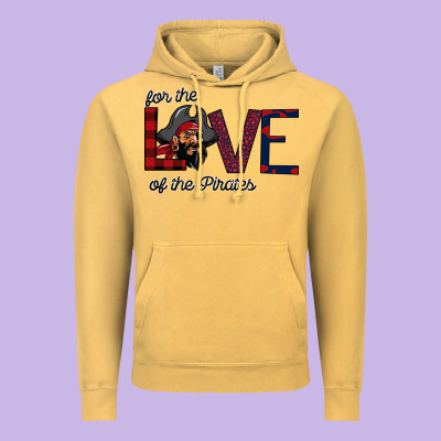 For The Love Of The Pirates Vintage Hoodie Designed By Bettercallsaul