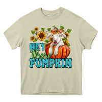 Mossy Hey there pumpkin Lamb Heavy Core Tee - NancyCooperArtShop
